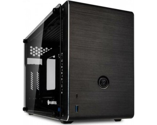 Raijintek Ophion Mini-ITX-Gehäuse case, Tempered Glass - black