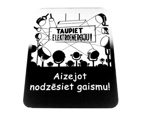 Peles paliktnis "Taupiet elektrību"