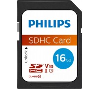 Philips SDHC 16 GB Class 10 UHS-I/U1 V10 (FM16SD45B/00)