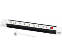 LogiLink LPS 3m 8 sockets White-Black (LPS207)