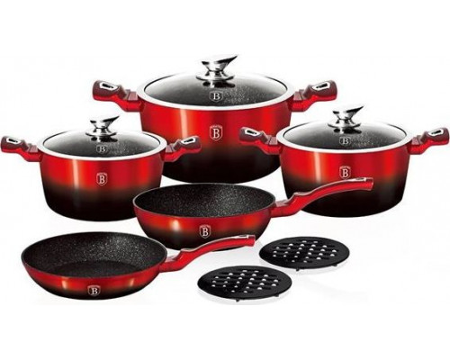 Berlinger Haus Metallic Red&Black (BH-1631)