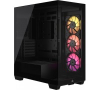 Corsair CORSAIR Geh Midi iCUE 3500X RGB (Tempered Glass) Black