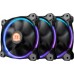 Thermaltake Riing 12 LED RGB 3-pack + Hub (CL-F042-PL12SW-B)