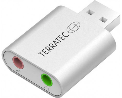 TerraTec 2x Jack 3.5mm Silver