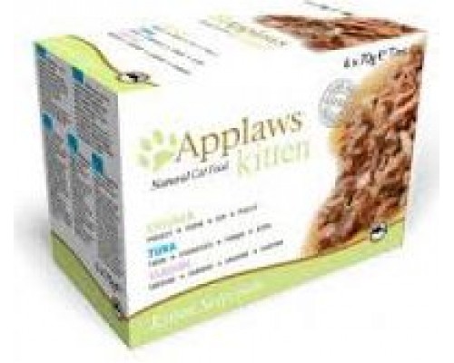 APPLAWS CAT sasz.6x70g KITTEN PACKAGE