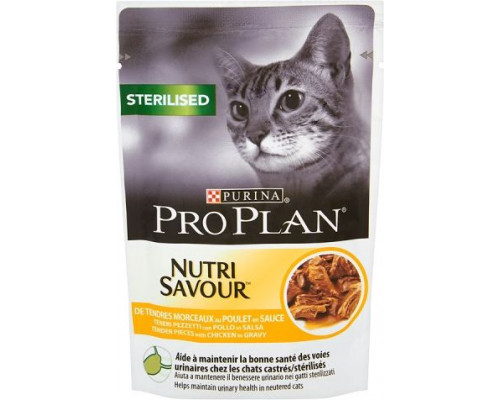 Purina Pro Plan Sterilised Nutrisavor Chicken 5x85g