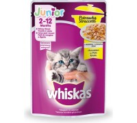 Whiskas Junior chicken, jelly stew - sachet 6x85g