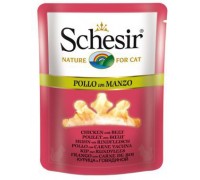 Agras Delic SCHESIR CAT 5x70g sash WITH CHICKEN + OX IN ROLLS