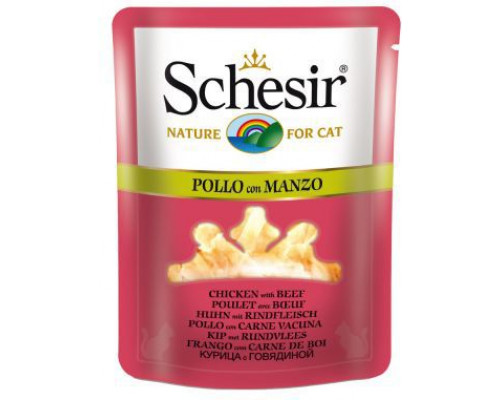 Agras Delic SCHESIR CAT 5x70g sash WITH CHICKEN + OX IN ROLLS