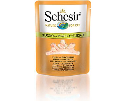 Agras Delic SCHESIR CAT 5x70g sachets TUNA + SARDINES