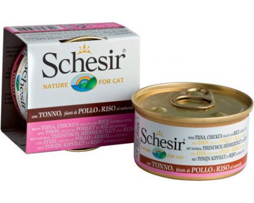 Agras Delic SCHESIR CAT 5x85g can. + TUNA CHICKEN RICE