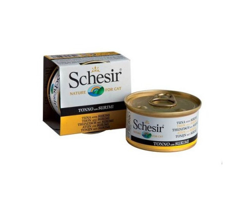 Agras Delic SCHESIR CAT 5x85g can TUNA SURIMI jelly