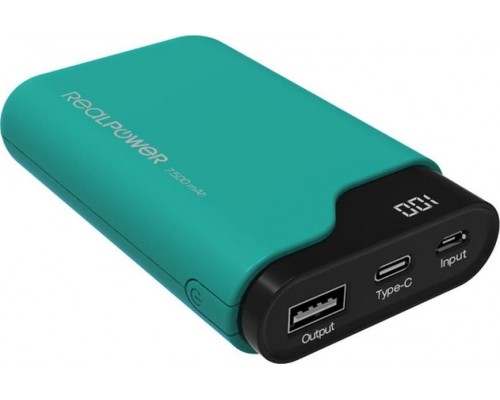 Realpower PB-7500C 7500mAh Green