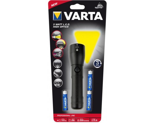 Varta LED High Optics, 3W, (+3xAAA), 200 lm (LAVA 18810)