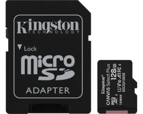 Kingston Canvas Select Plus MicroSDXC 128 GB (SDCS2/128GB)