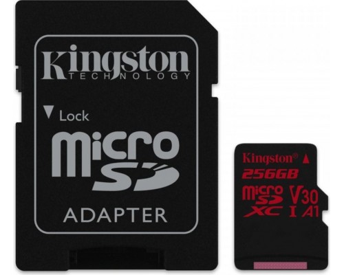 Kingston Canvas React 100/80MB/s adapter U3 (SDCR/256GB)