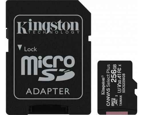 Kingston Canvas Select Plus 256GB + adapter (SDCS2/256GB)
