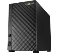 Asus ASUStor AS3102T v2 2-Bay Intel Celeron Dual-Core 1.6 GHz, 2GB, up to 2x3.5" HDD, 1xGbE, USB 3.0, AES-NI