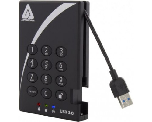Apricorn Padlock 2 2TB external drive (A25-3PL256-2000)