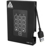 Apricorn Padlock Fortress 2TB USB 3.0 external drive (A25-3PL256-2000F)