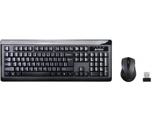  Keyboard + mouse A4 Tech. Keyboard and mouse set V-Track 2.4G 6100F RF (NANO-A4TKLA46052)