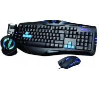 Keyboard + mouse E-Blue Cobra Black and blue