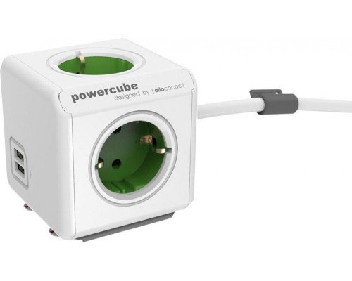 PowerCube Extended USB 1,5m  Typ F (1406GN/DEEUPC)