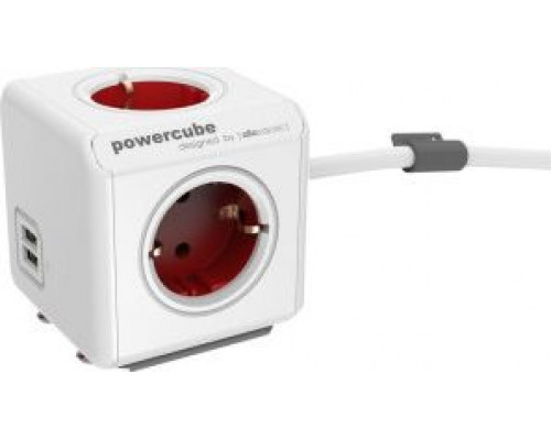 PowerCube Extended USB 1,5m  Typ F (1406RD/DEEUPC)