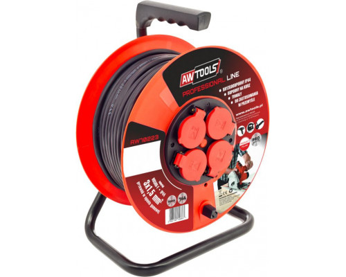 AWTools  Professional 3 x 1,5mm 16A IP44 25m (AW70220)