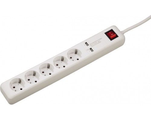 Hama Socket Line 1.5m 2xUSB (137201)