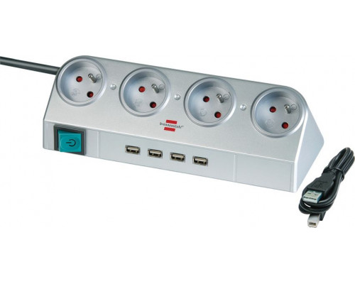 Brennenstuhl Desktop-Power  1.8m 4xUSB (1153541134)