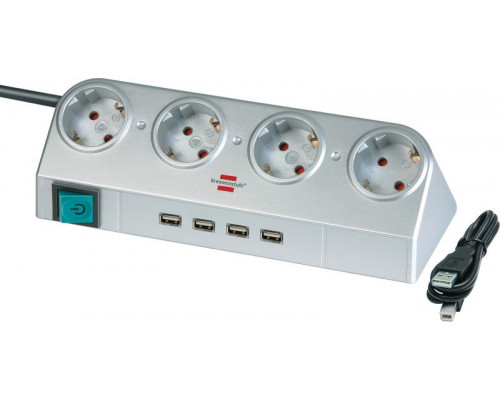 Brennenstuhl Desktop-Power 1.8m 4xUSB  (1153540134)