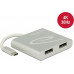 Delock Spliter Video USB Typ-C na 2x DisplayPort (87714)