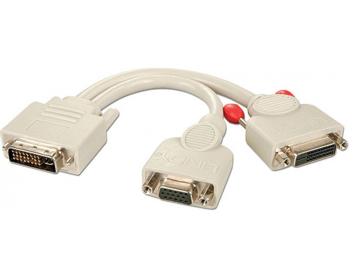 Lindy Splitter DVI-I - VGA + DVI-D (41048)
