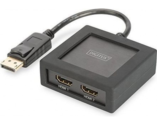 DIGITUS Splitter 1 DP Eingang -> 2 HDMI Ausgänge 4K - DS-45403