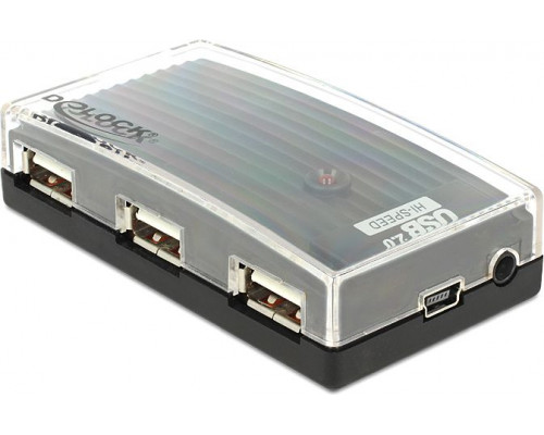 HUB USB Delock  hub 4  USB 2.0 (61393)