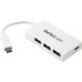 HUB USB StarTech USB C - 3x USB 3.0,  (HB30C3A1CFBW)