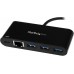 HUB USB StarTech 3.0 C - 3x USB + RJ45 (HB30C3AGEPD)