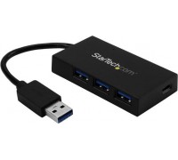 HUB USB StarTech 4 Port USB 3.0 Black (HB30A3A1CFB)