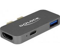 DELOCK USB-C(M)->1X USB 3.2, HDMI, 1X THUNDERBOLT 5K