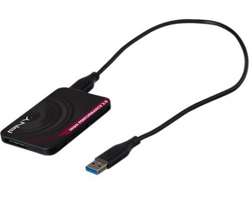 PNY Technologies FLASH CARD READER HIGH PERF reader (FLASHREAD-HIGPER-BX)