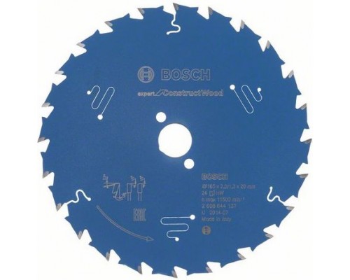 Bosch Expert for Construct Wood 165 x 20mm 24z (2.608.644.137)