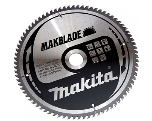 Makita 30 x 260mm 80 z (B-09070)