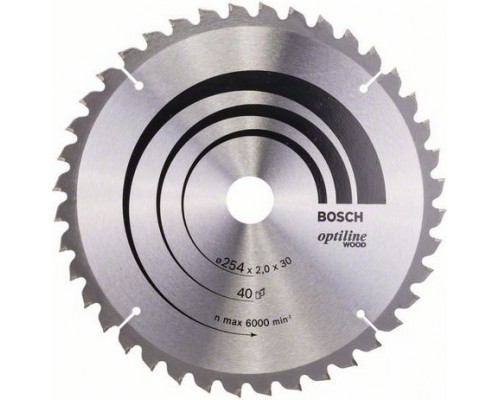 Bosch  Optiline Wood 254 x 30mm 40z (2608640435)