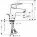 Hansgrohe Logis stojąca chrom (71070000)
