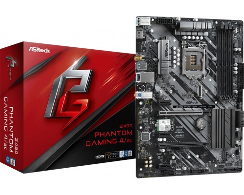 ASRock Z490 PHANTOM GAMING 4 / AC (90-MXBD20-A0UAYZ)