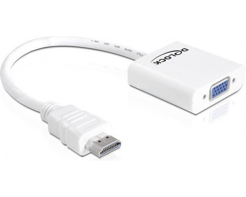 Delock HDMI - D-Sub (VGA) 0.1m (65346)