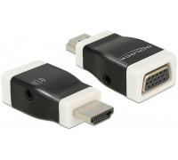 Delock HDMI-A (M) - VGA (F)  audio (65586)