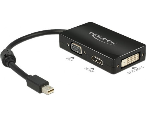 Delock DisplayPort mini - HDMI - D-Sub (VGA) - DVI-D 0.15m  (62631)