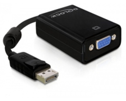Delock DisplayPort - D-Sub (VGA) 0.1m (61848)